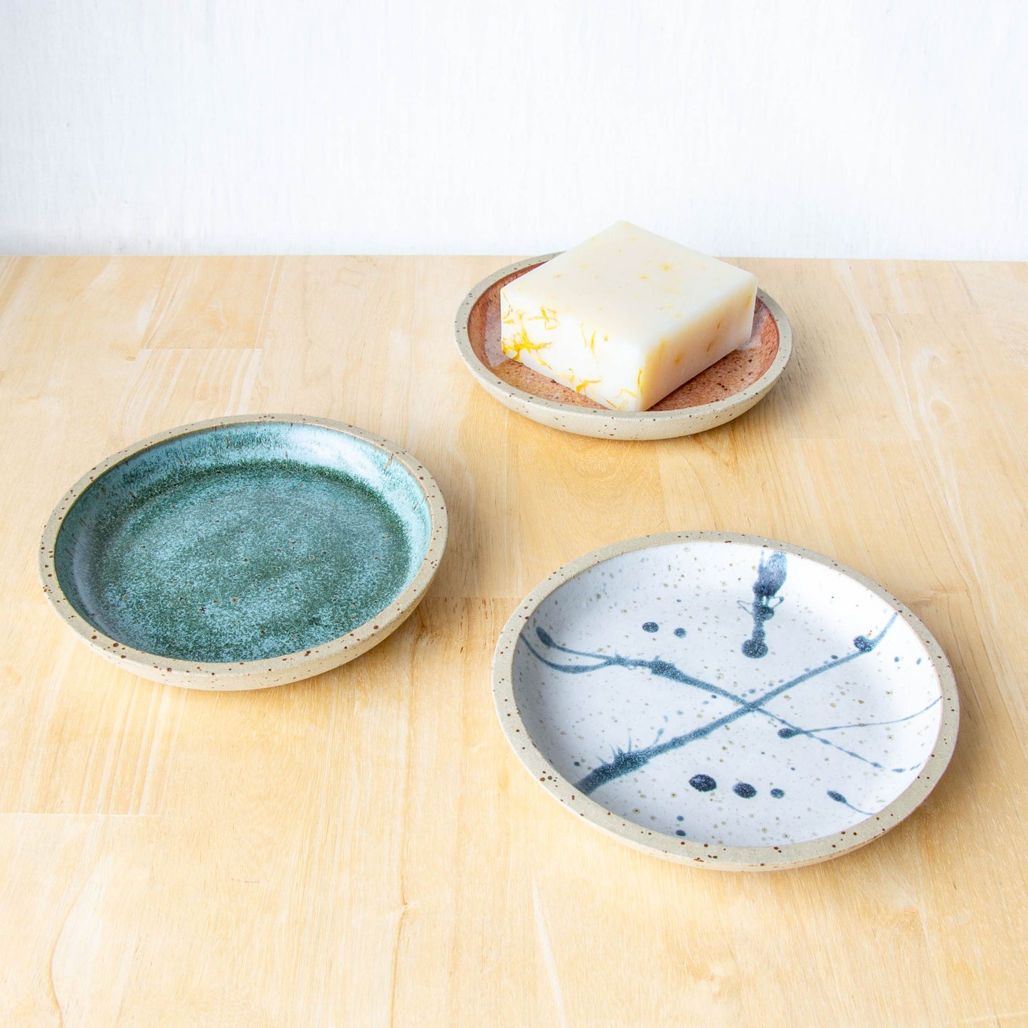 Small Plate Green Stone