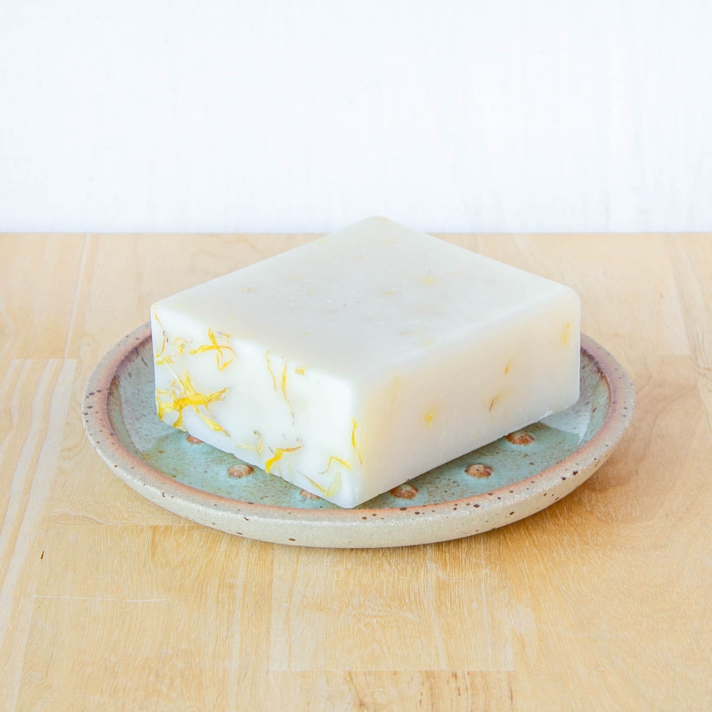 Ceramic soap dish handmade in New Zealand by Land and Line Ceramics. Modern rustic design with a wabi sabi, japandi style