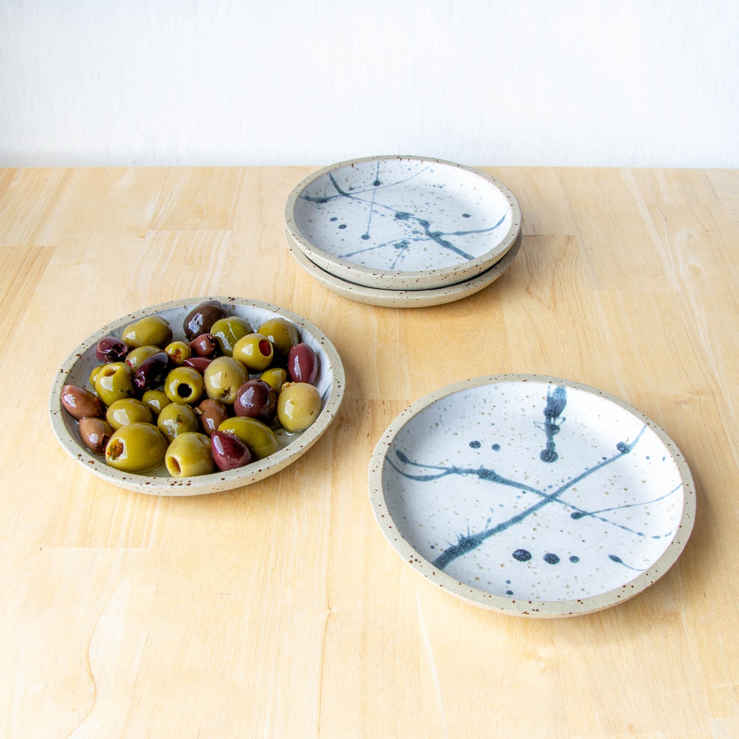 small snack plate for olives handmade in New Zealand