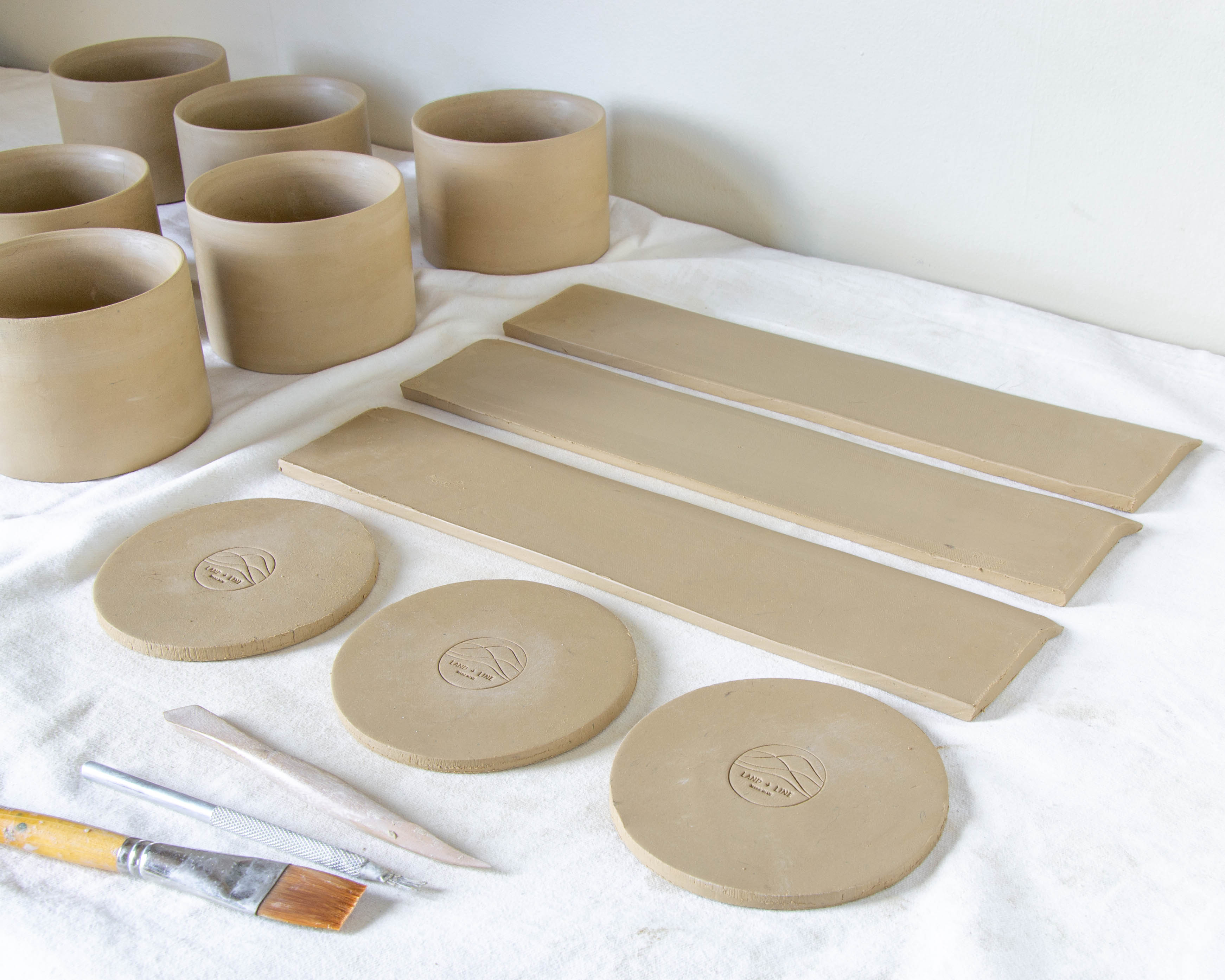 slab built pottery process