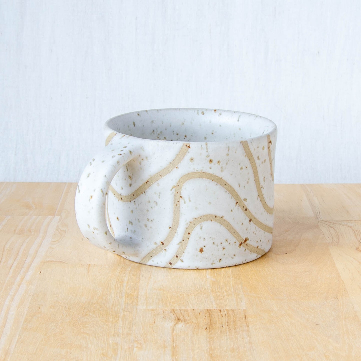 Abstract Topographic Mug Snow