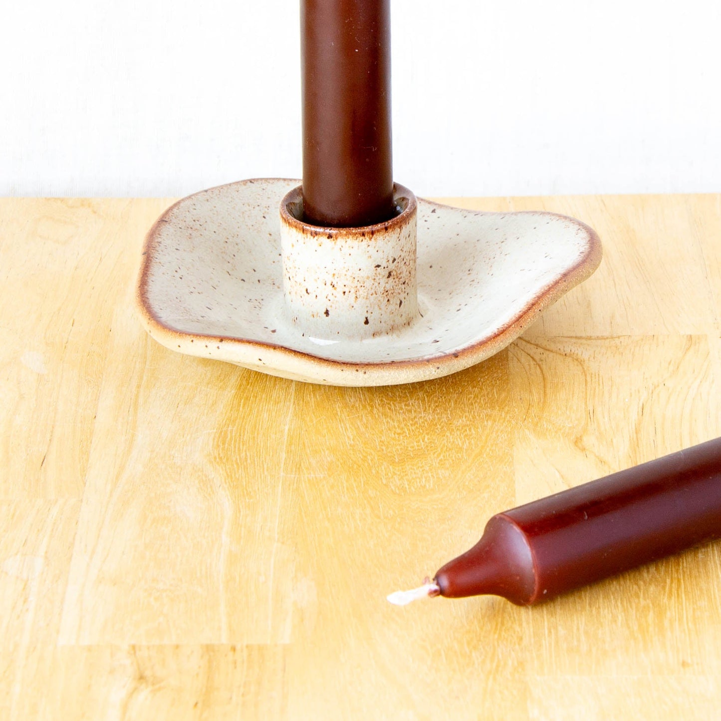 Organic Shaped Candle Holder Light Tussock