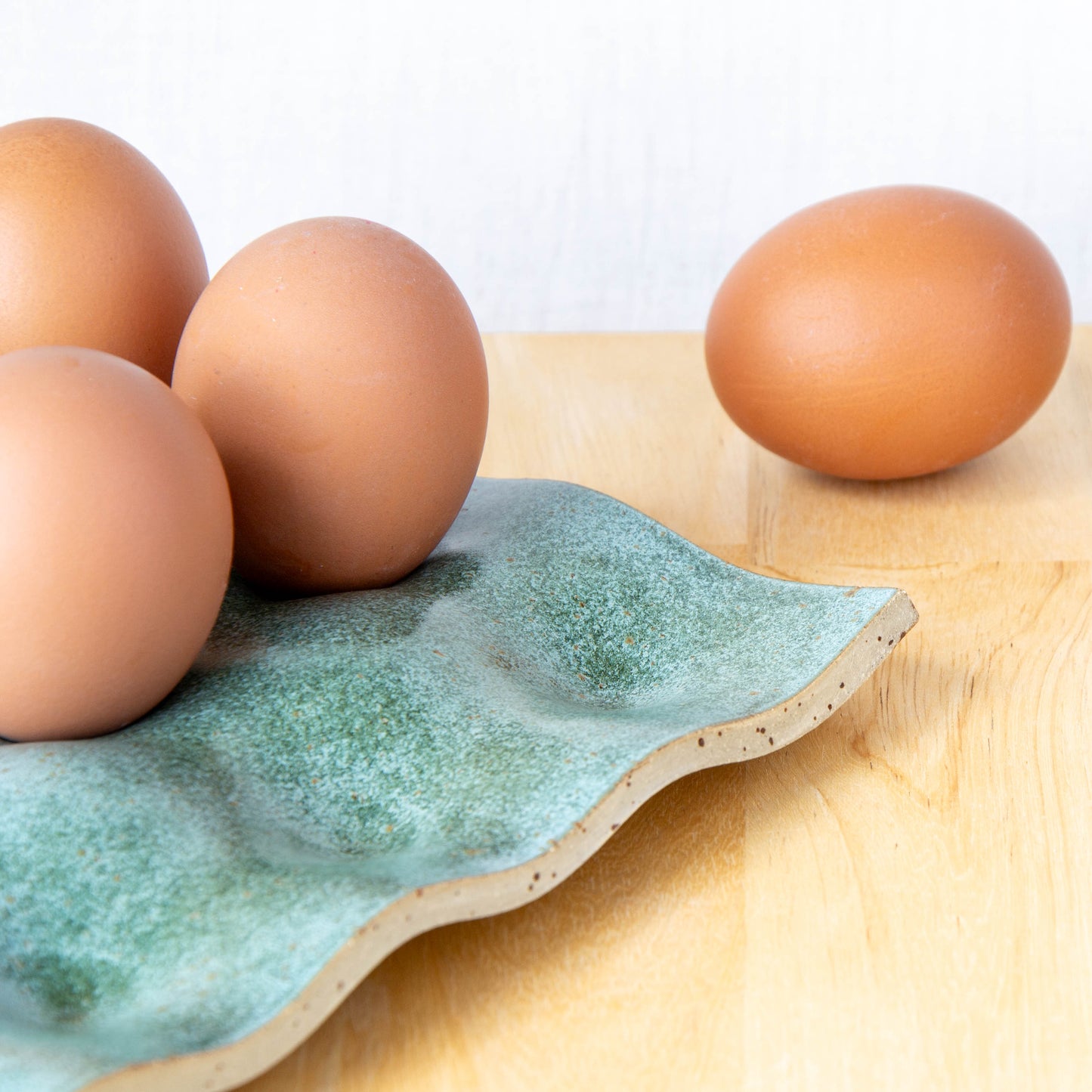 Egg Tray Dozen Green Stone