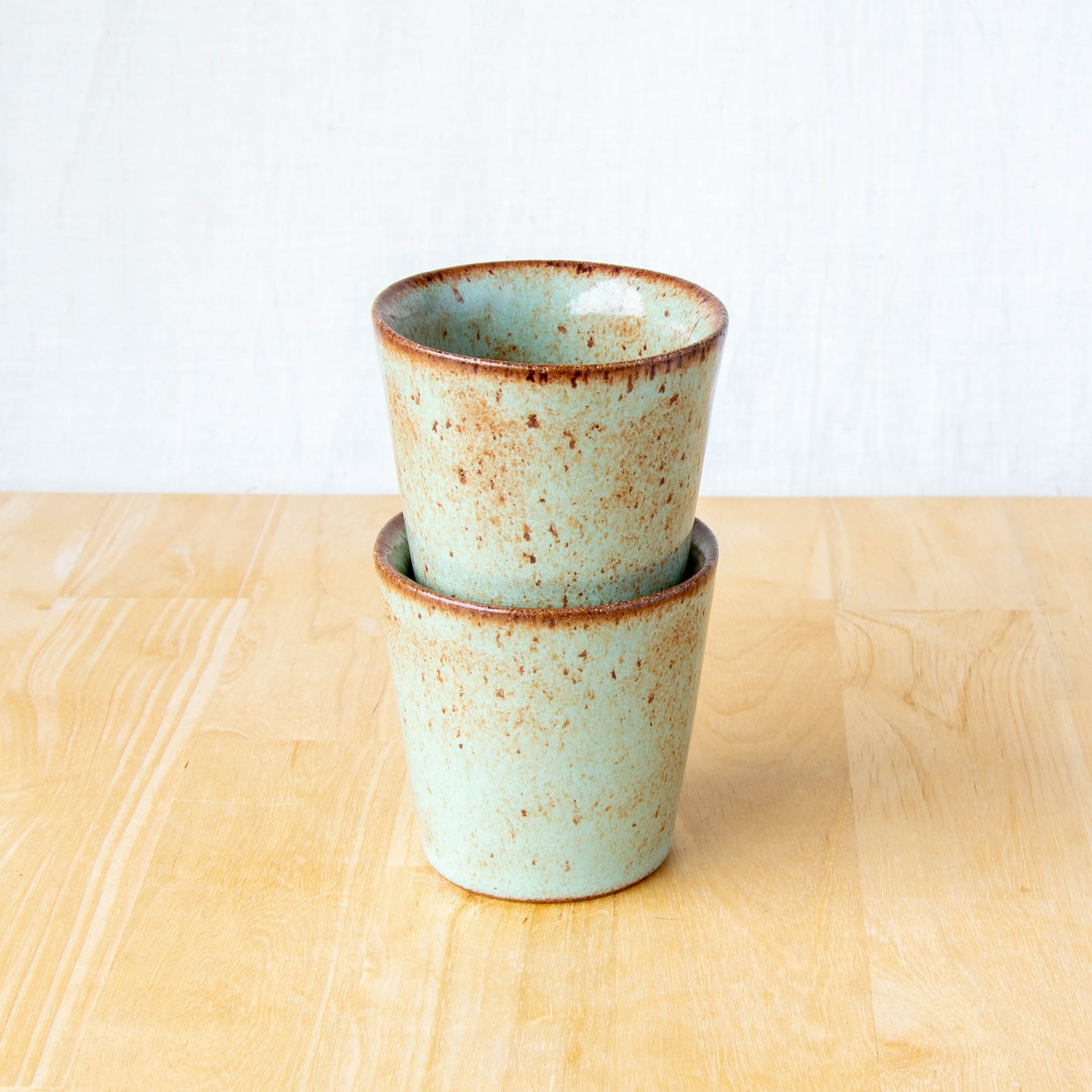 Handmade espresso cup by land and line ceramics New Zealand made pottery