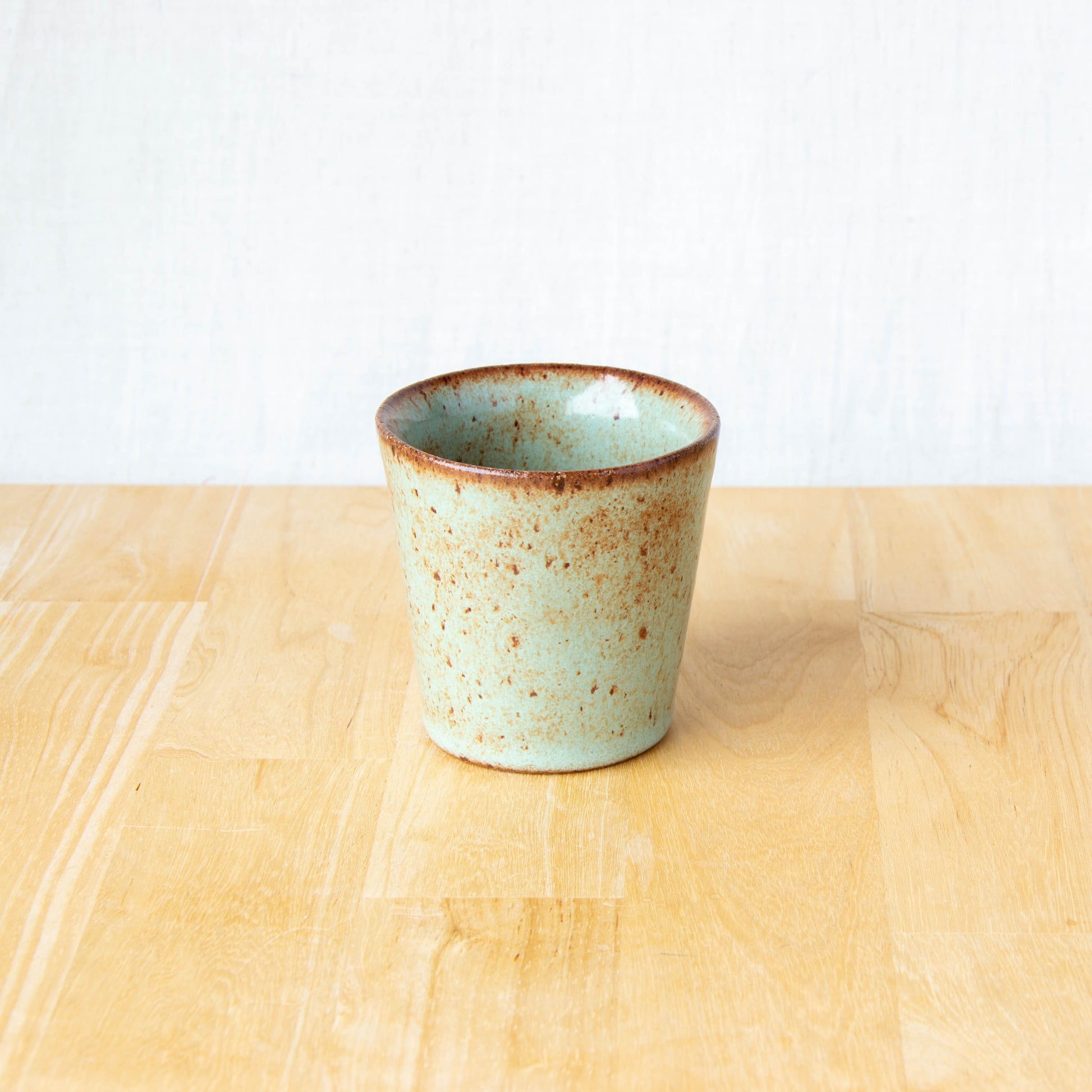 Handmade espresso cup by land and line ceramics New Zealand made pottery