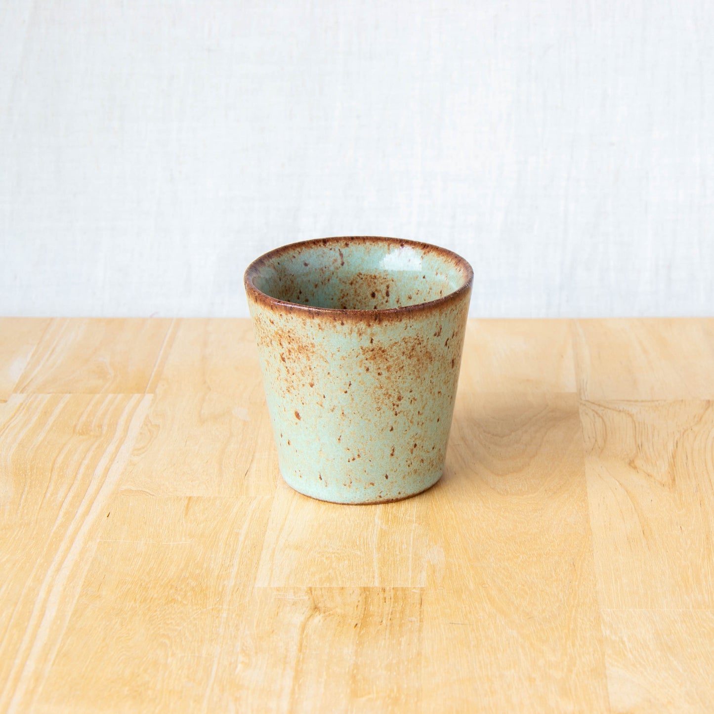 Handmade espresso cup by land and line ceramics New Zealand made pottery