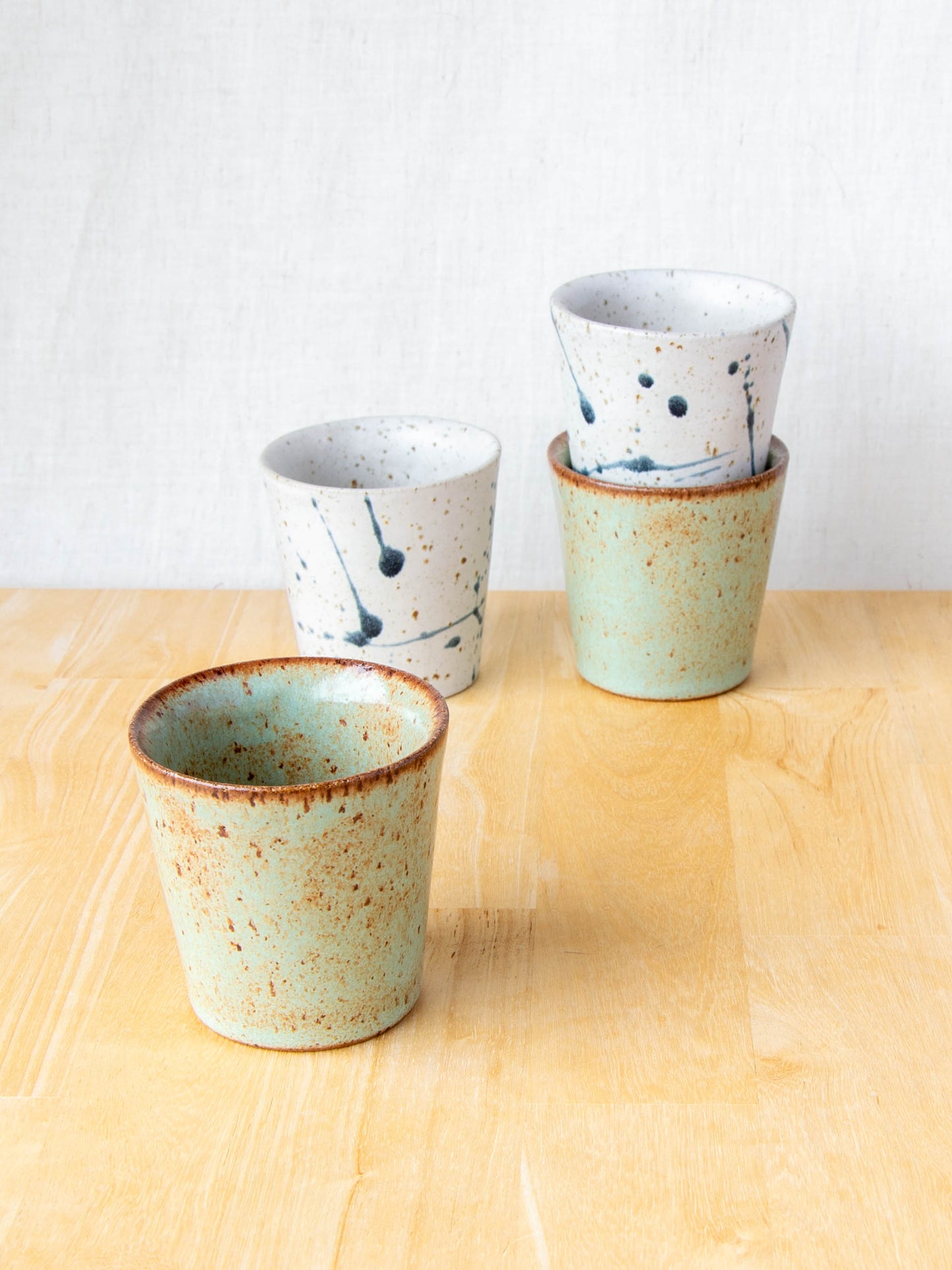 Handmade espresso cup by land and line ceramics New Zealand made pottery