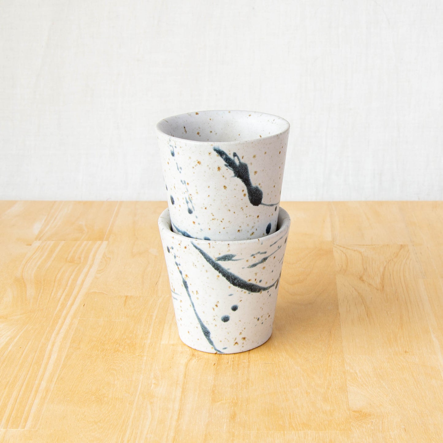 NZ made espresso cup handmade by land and line ceramics New Zealand made pottery