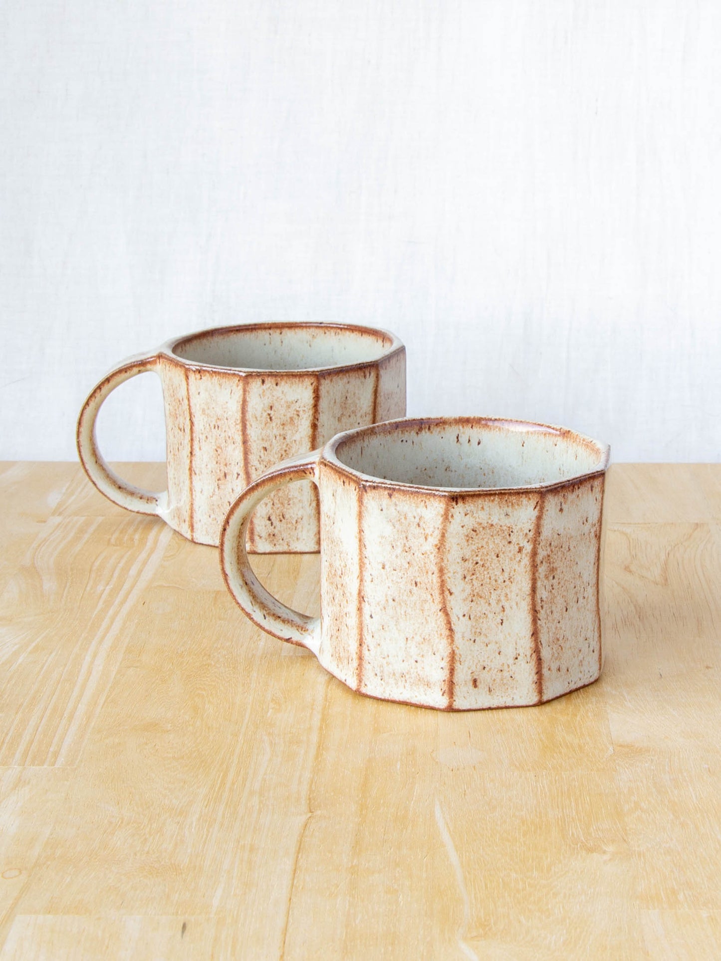 Faceted Mug Light Tussock