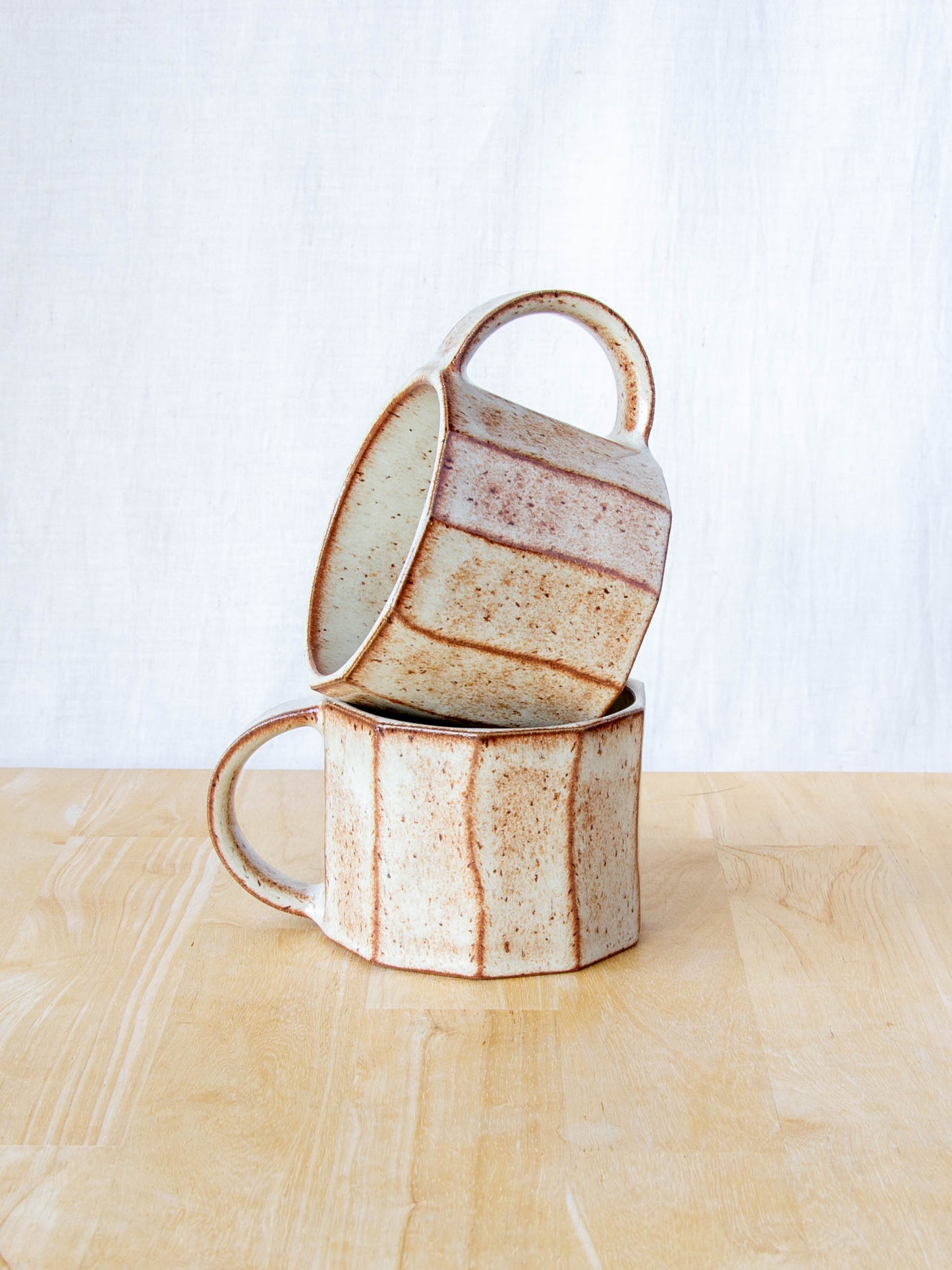 Faceted Mug Light Tussock