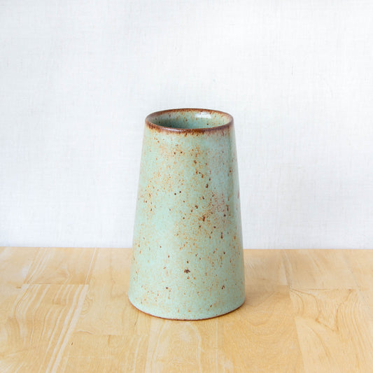 Handmade ceramic vase by land and line ceramics New Zealand made pottery